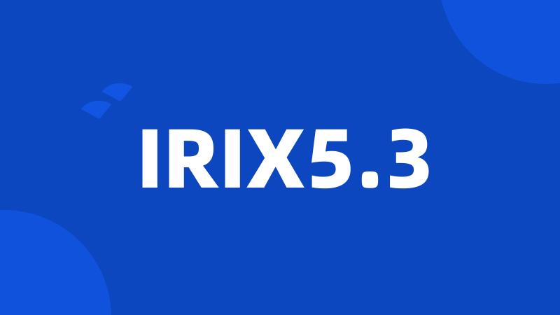 IRIX5.3