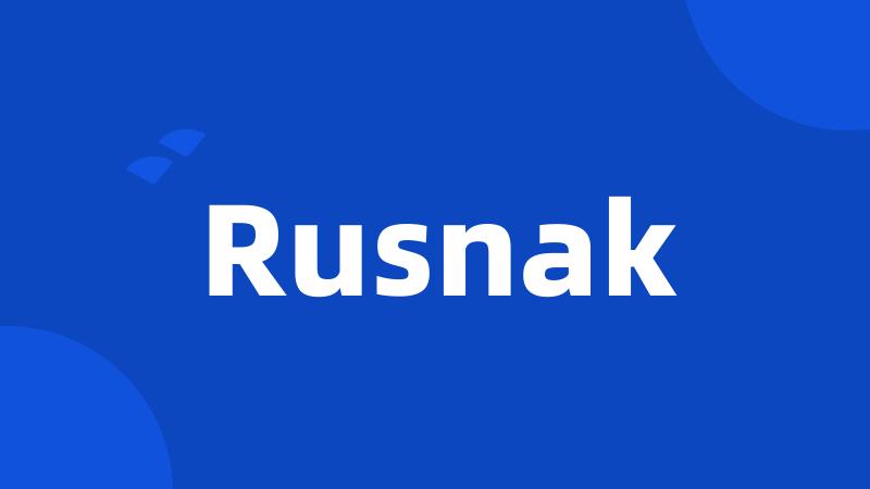 Rusnak