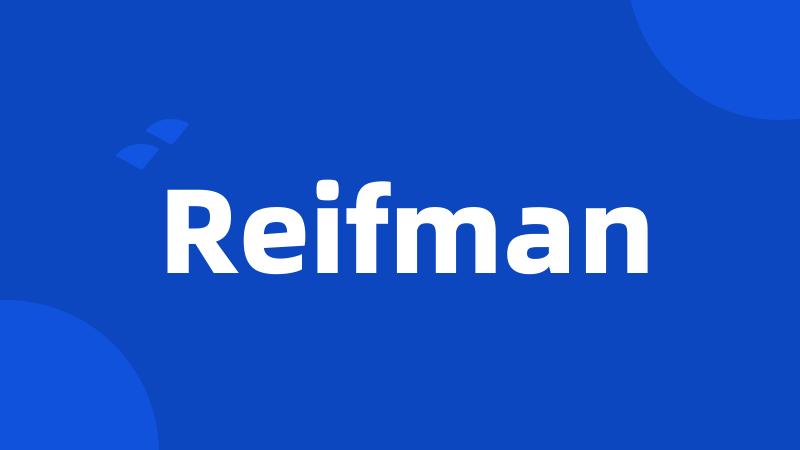 Reifman