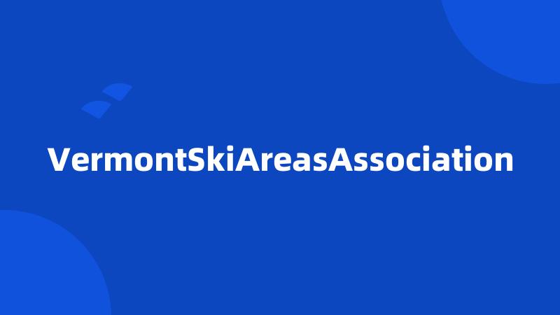 VermontSkiAreasAssociation