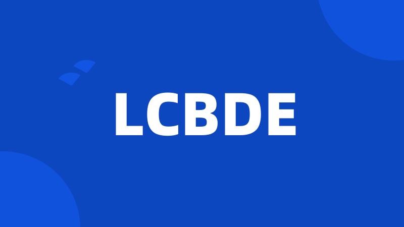 LCBDE