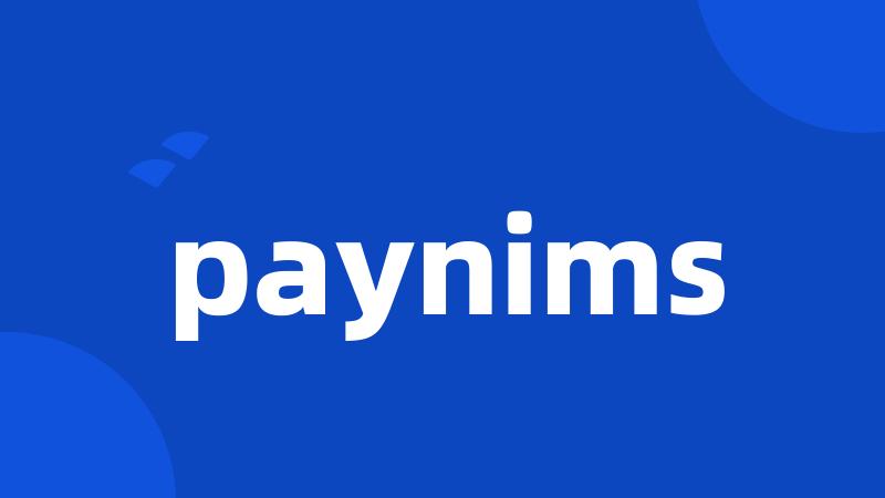 paynims