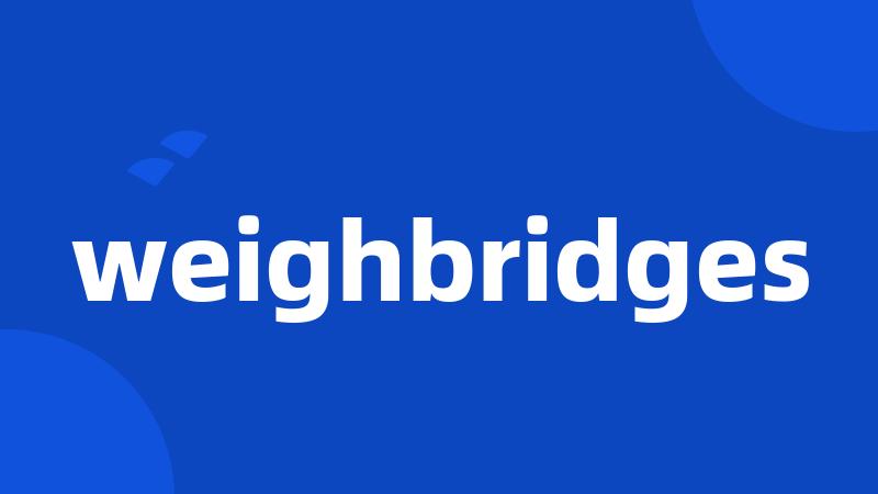 weighbridges