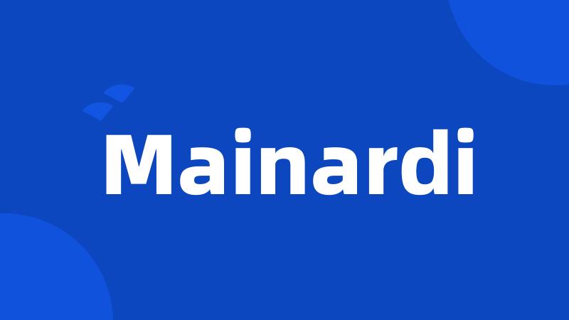 Mainardi