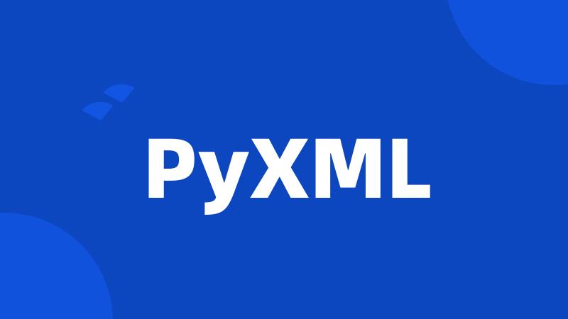 PyXML