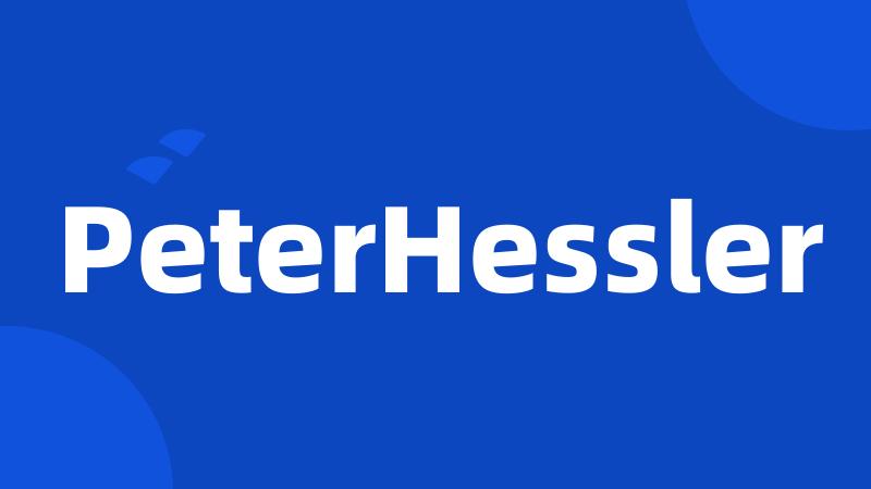 PeterHessler