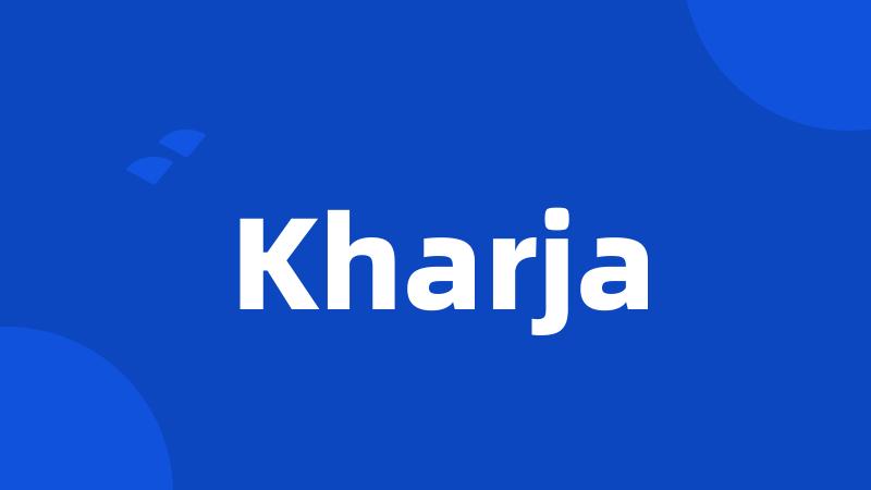 Kharja