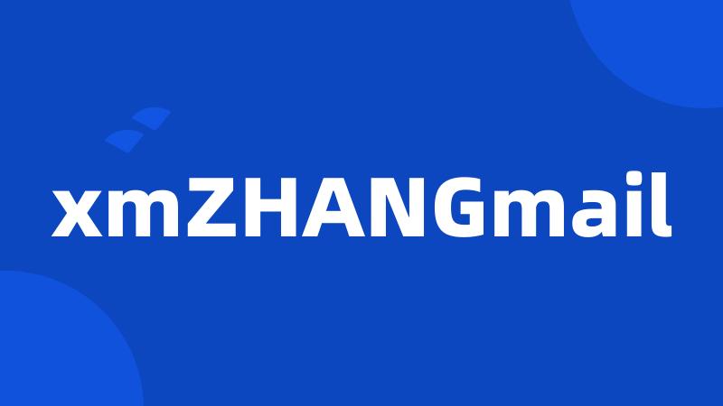 xmZHANGmail