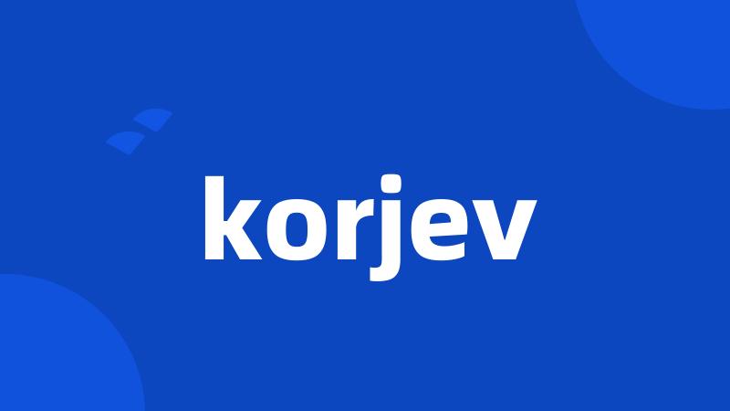 korjev