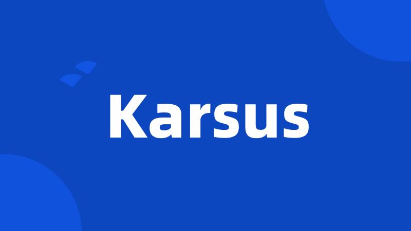 Karsus