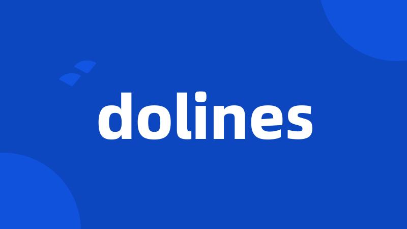 dolines