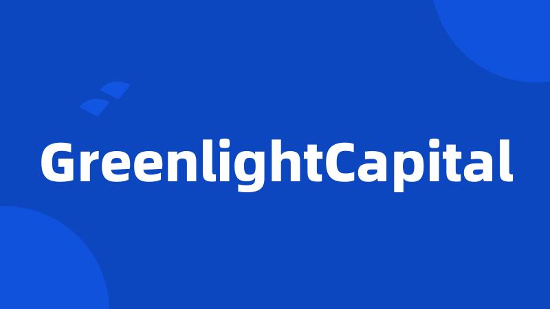 GreenlightCapital