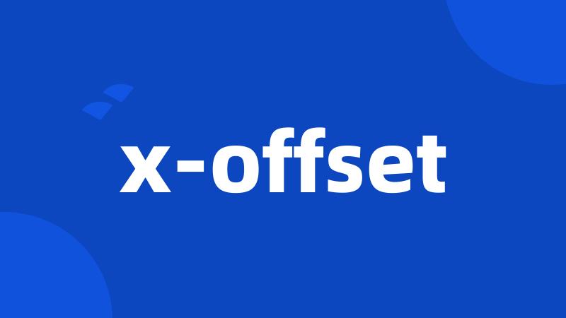 x-offset