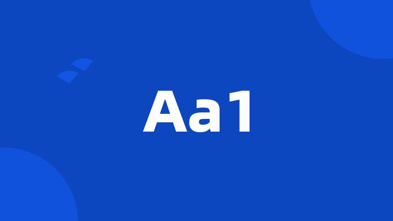 Aa1