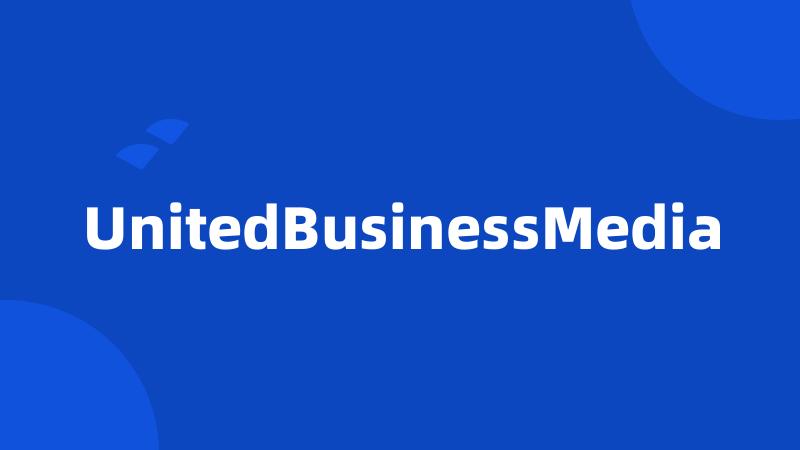 UnitedBusinessMedia