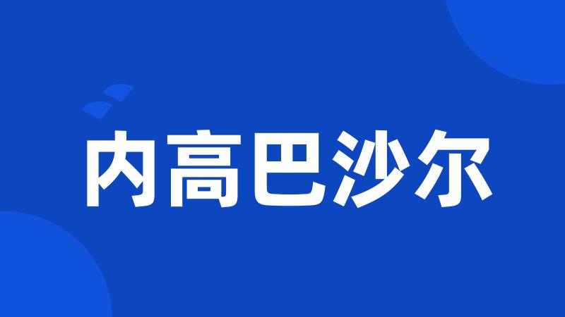 内高巴沙尔