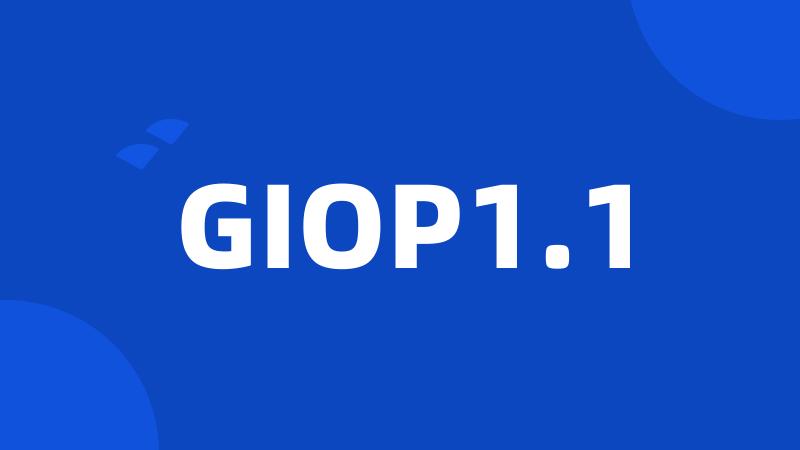 GIOP1.1