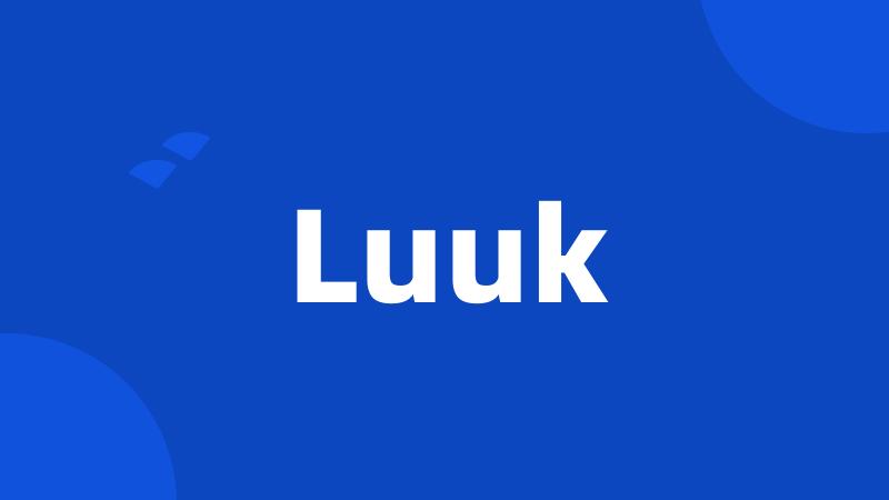 Luuk