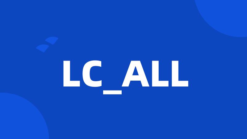 LC_ALL