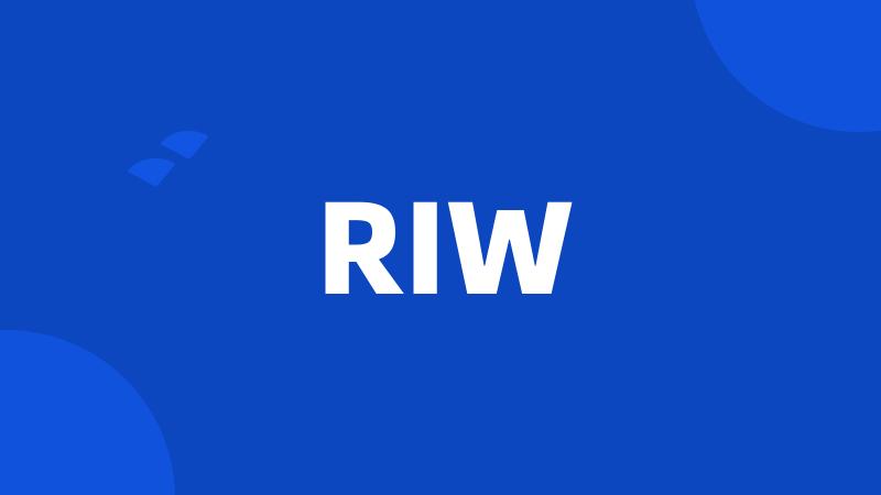 RIW