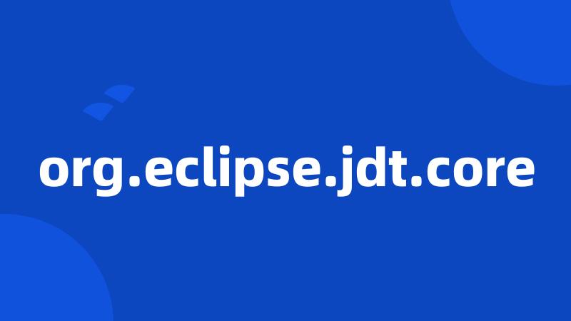 org.eclipse.jdt.core