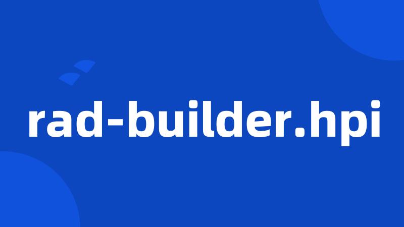 rad-builder.hpi