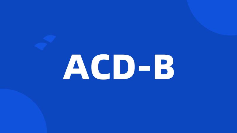 ACD-B