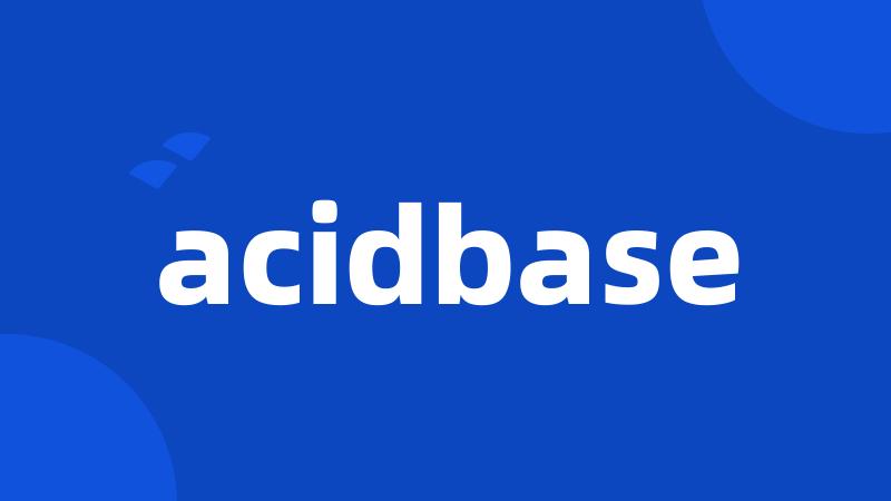 acidbase