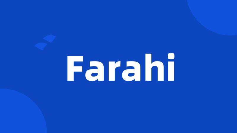 Farahi