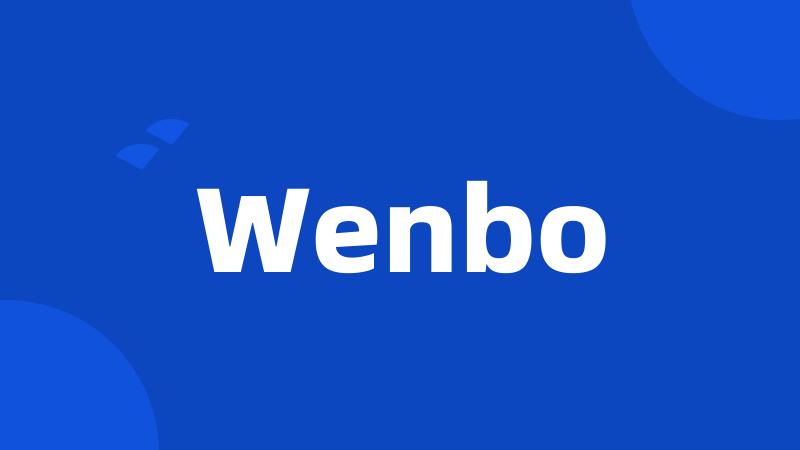Wenbo