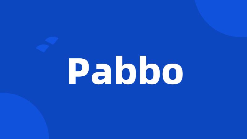 Pabbo