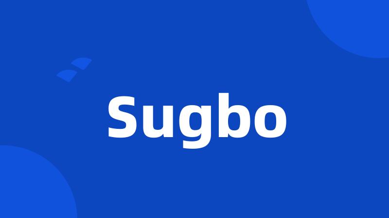 Sugbo