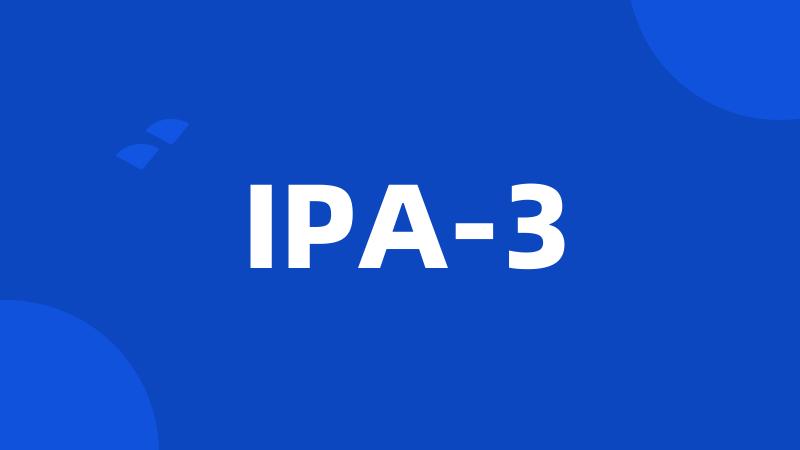 IPA-3
