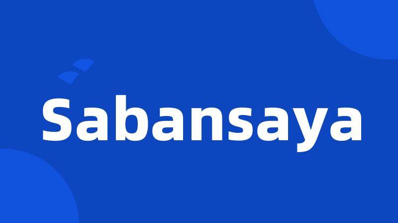 Sabansaya