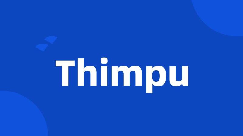 Thimpu