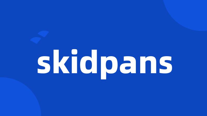 skidpans