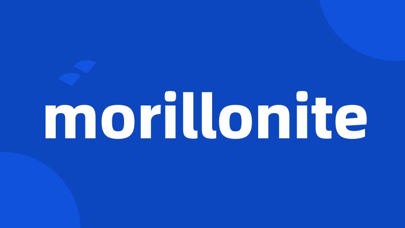 morillonite