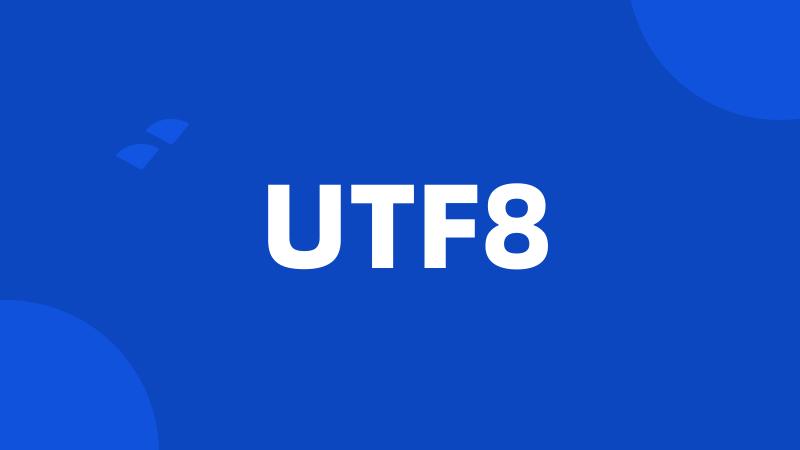 UTF8