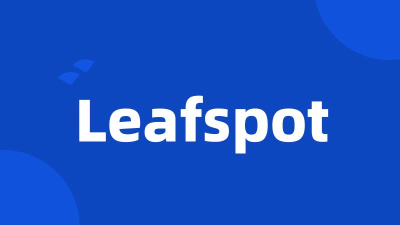 Leafspot