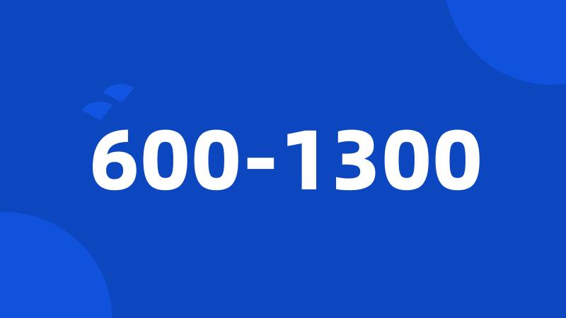 600-1300