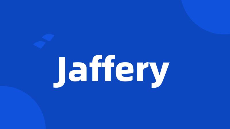 Jaffery