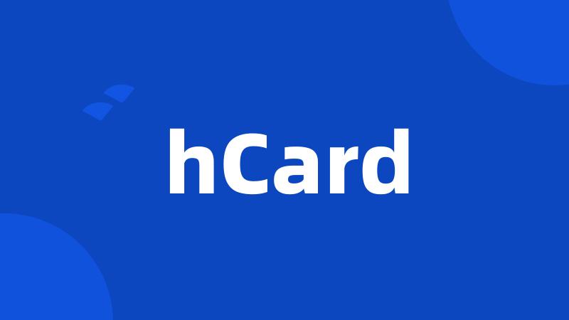 hCard