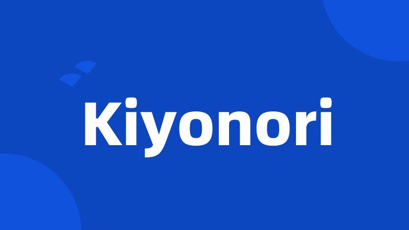 Kiyonori