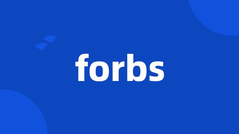 forbs