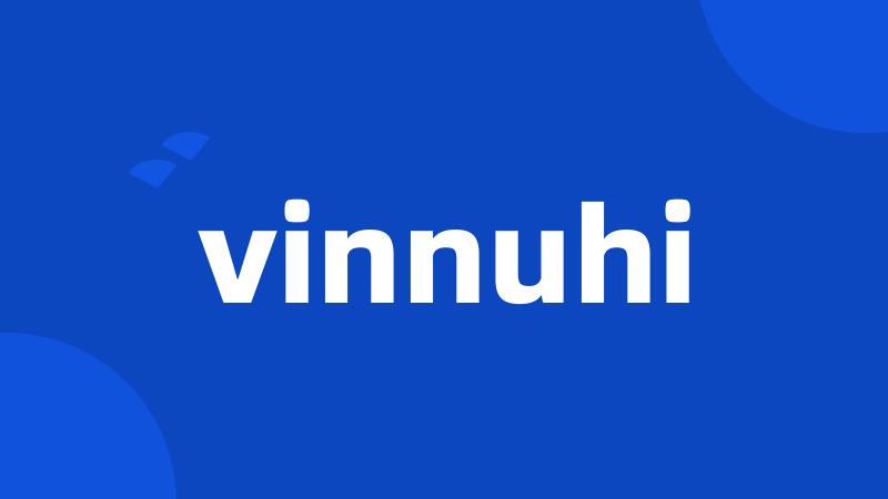 vinnuhi