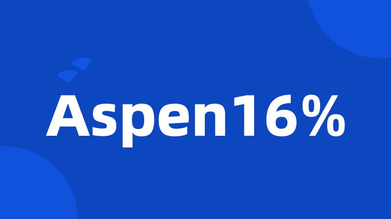 Aspen16%