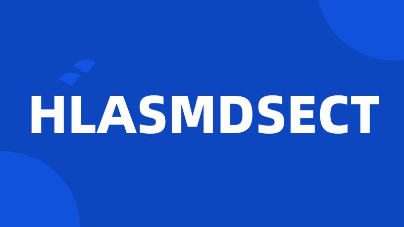 HLASMDSECT