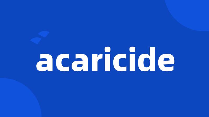 acaricide