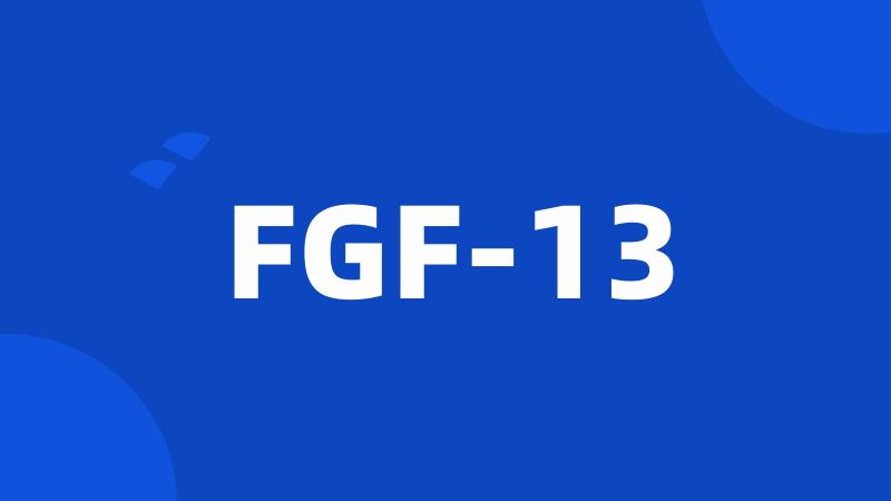 FGF-13