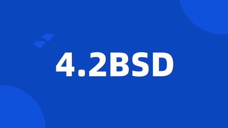 4.2BSD